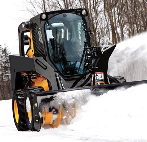 high flow skid steer snow blower|skid steer mounted snow blower.